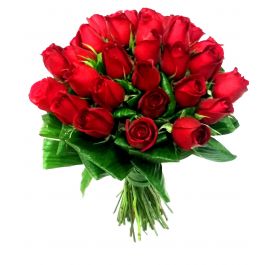Bouquet de Flores Compacto com 36 Rosas Vermelhas Nacionais