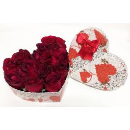 Coração de Rosas Vermelhas
